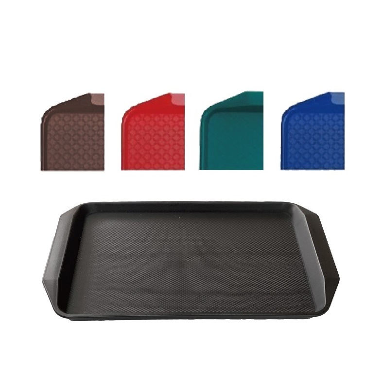 自助餐盤 42.5 cm(L) (黑色 / Black, 咖啡色 / Brown, 綠色 / Green, 紅色 / Red, 藍色 / Blue)