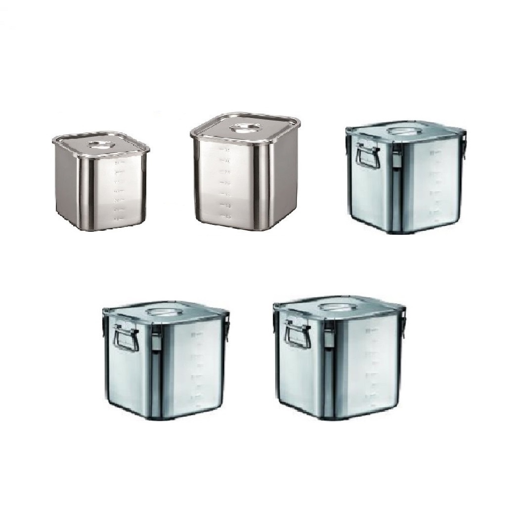 Stainless Steel Square Sealed Pot/YM-E1121A / YM-E1122A / YM-E1123A / YM-E1124A / YM-E1125A